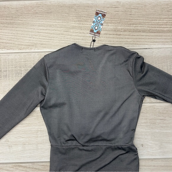 Silver Ruched Mini - Picture 2 of 4